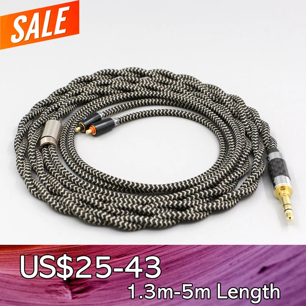 

2 Core 2.8mm Litz OFC Earphone Shield Braided Sleeve Cable For UE Live UE6Pro Lighting SUPERBAX IPX LN008058