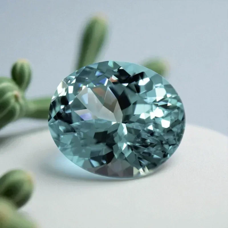 Top Oval Cut Lab Grown Paraiba VVS  Loose Gemstone  For Diy Jewelry Making Selectable  Certificate