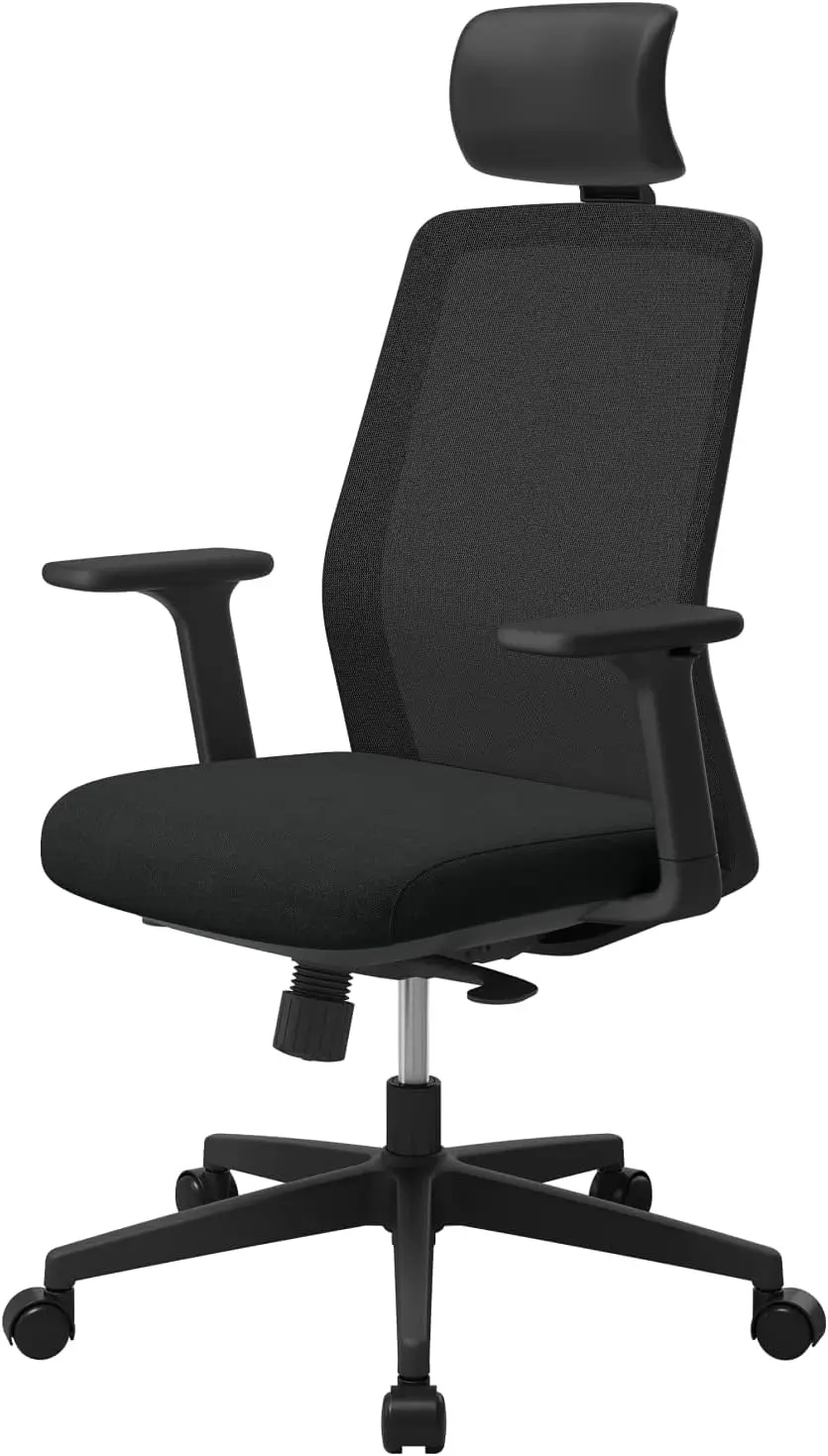 

SIDIZ T40 SE Ergonomic Office Chair : Comfortable Home Office Chair for Light Users with Reclining Tilt Lock, 3D Armrests