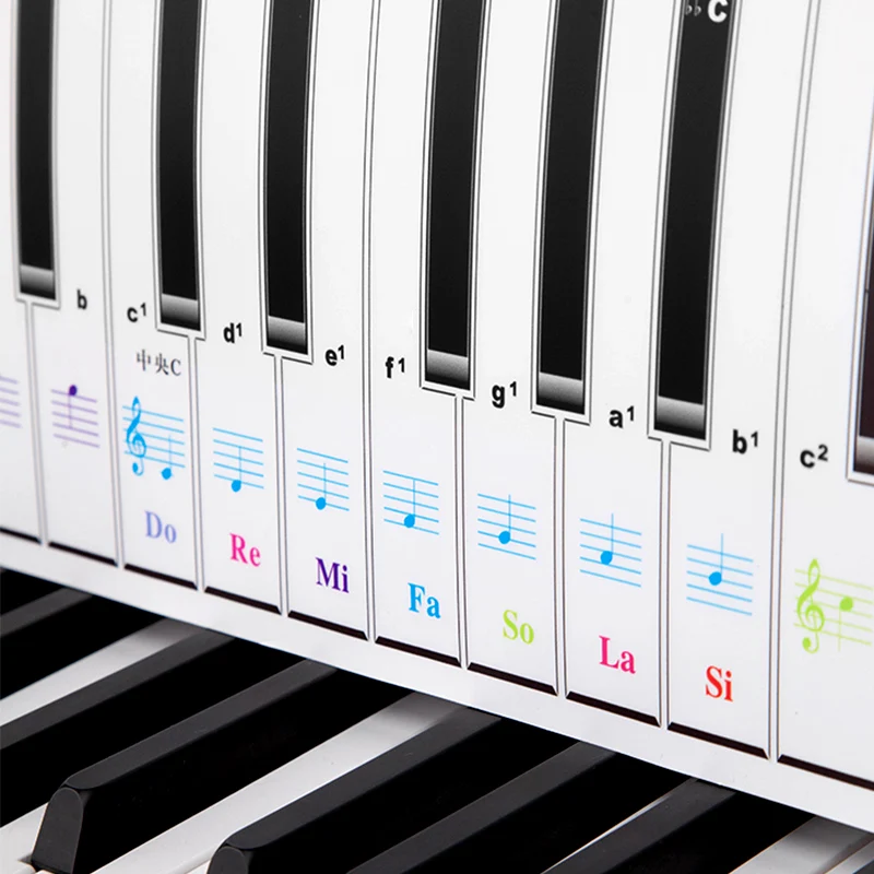 البيانو 88-مفتاح 1:1 ورقة ممارسة لوحة المفاتيح المحمولة المبتدئين بالإصبع موقف اليد ممارسة تدوين الموظفين لوحة المفاتيح مقارنة الرسم البياني #4