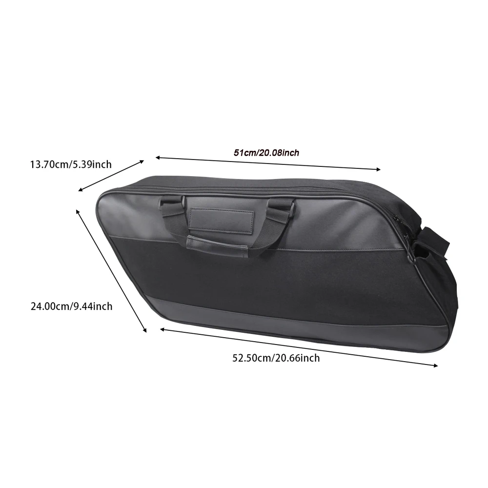 Motorcycle Saddle Bag Luggage Rack Liner Saddlebag For Harley Touring Road King Electra Street Glide Ultra Tour FLTR FLHX 93-23 image 2