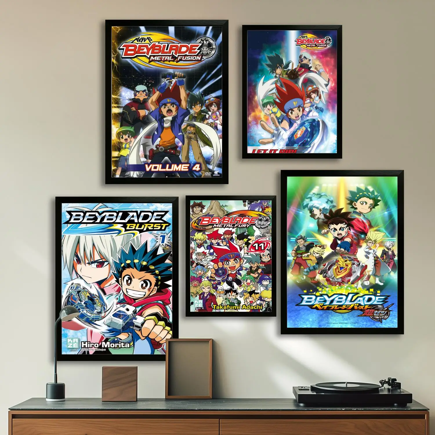 Beyblade Metal Fusion Anime Canvas Art Poster and Wall Art, Picture Print, Modern Family Bedroom Decor,Decorative painting