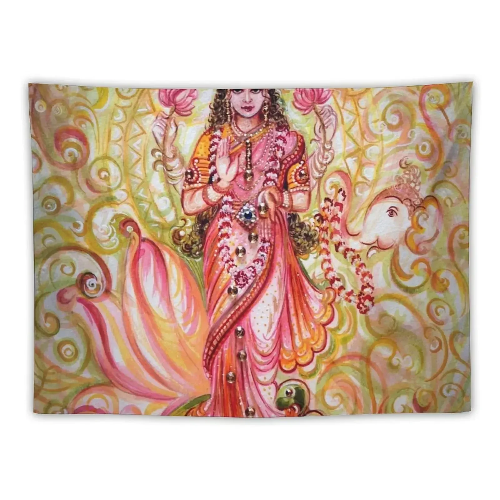 

Lakshmi Darshnam Tapestry Decorative Paintings Decoration Bedroom Tapestry