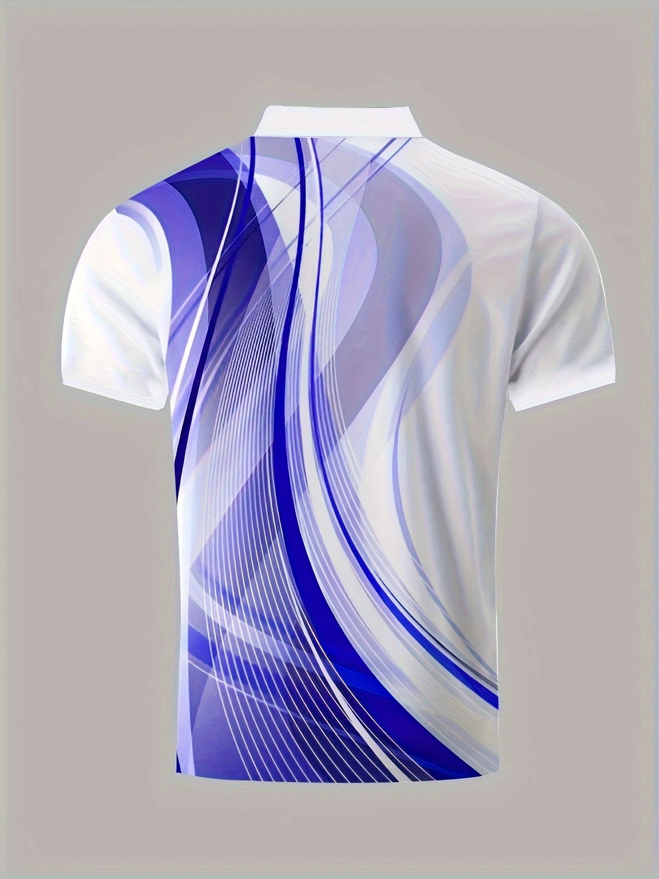 2026 Summer Fashion Colorful Vector Pattern Design 3D Printing Fast Drying Polo Shirt Business Elite Sports Shirt Large Size