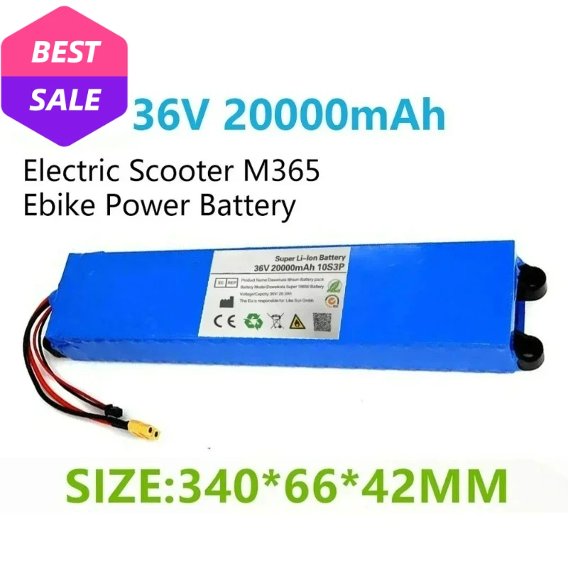 

36V 10S3P 18650 Lithium Battery Pack 500W High Power Battery High Quality Battery Pack for M365 BMS 42V