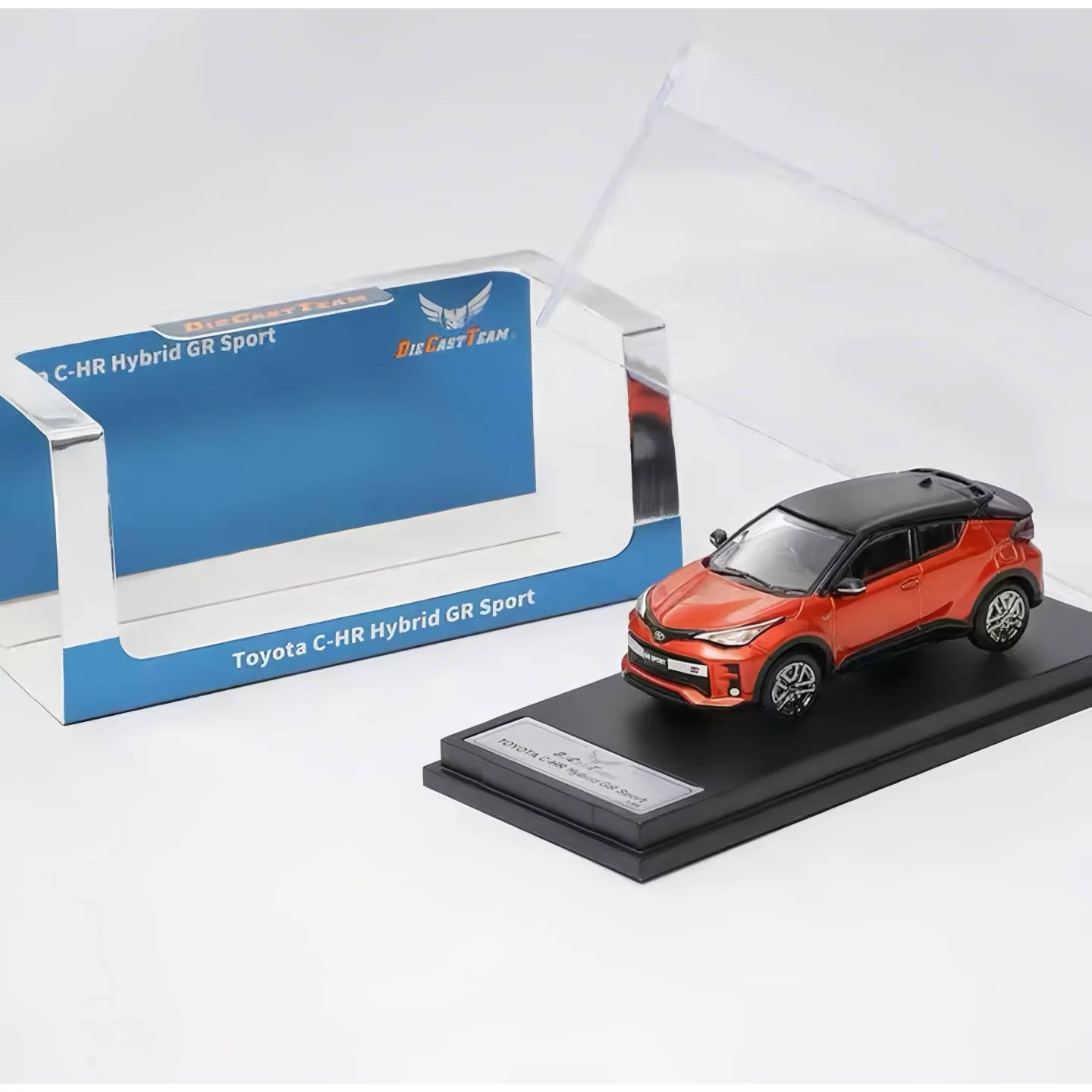 DCT/SHADOW 1/64 Toyota C-HR Hybrid GR Sport Auto Legering Speelgoed Motorvoertuig Diecast Metaal Model Kinderen Kerstcadeau speelgoed voor Jongens