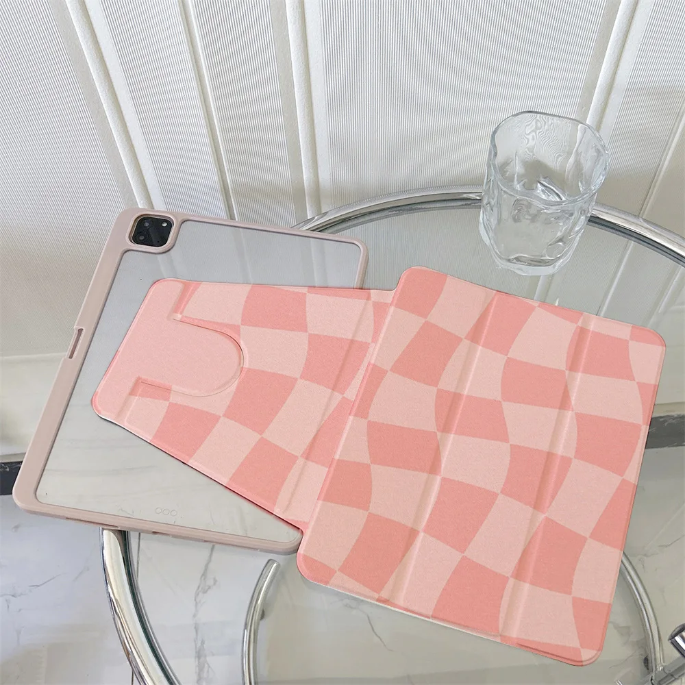 

360 ° Вращающийся складной чехол для легкой защиты вашей подушечки: совместим с iPad Air 6, Air 5,4,10,2024, air m3/a16 2025