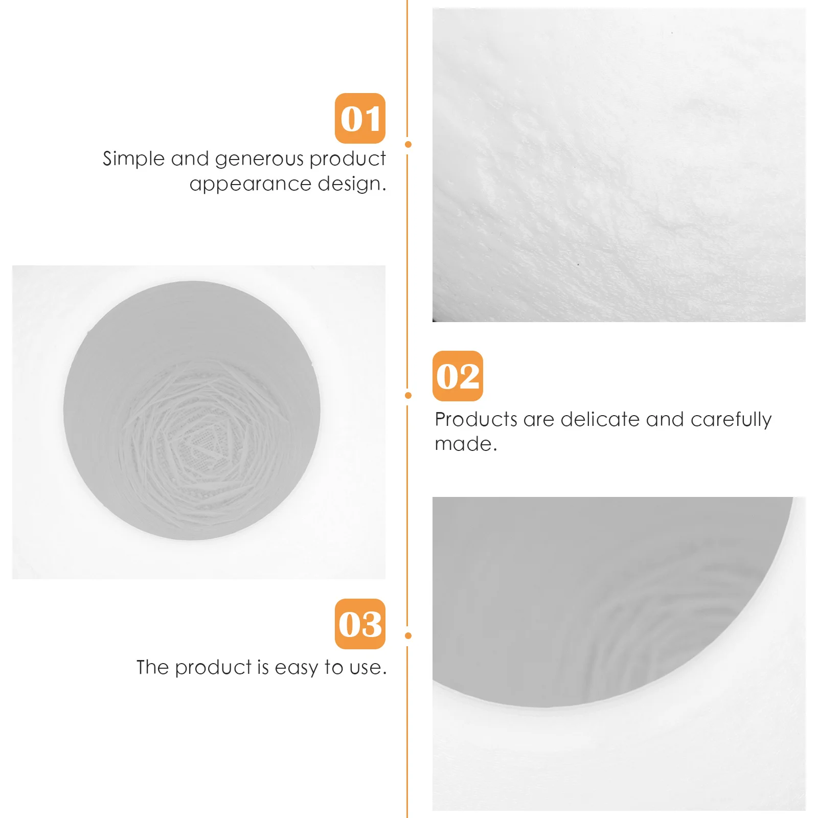 

3D Printed Moon Lamp Shade Unique Plastic Lampshade for Home Table Light Bedroom Dining Room Decorative Light Cover