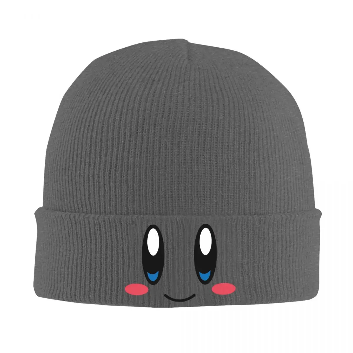 K-Kirbyed Lovely Face Beanie Hats Video Game Cool Caps Men Women Outdoor Knit Hat Winter Printed Head Wrap Beanie Hat