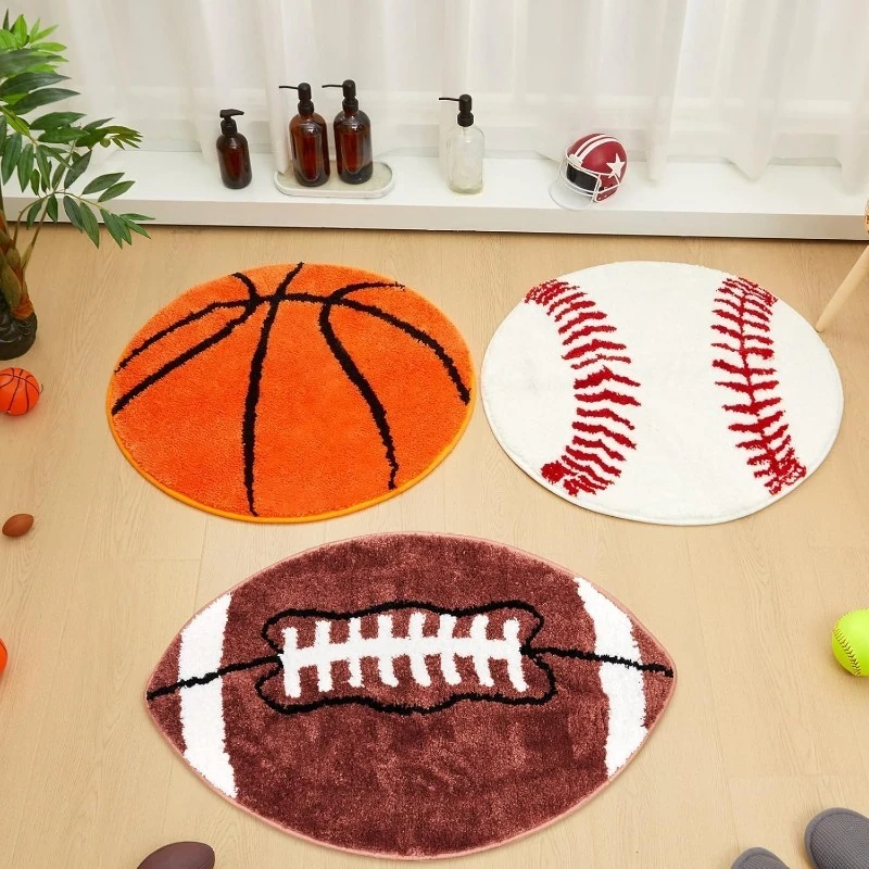 ensemble-3-pieces-de-football-baseball-basket-ball-tapis-tapis-de-sport-tapis-antiderapant-et-lavable