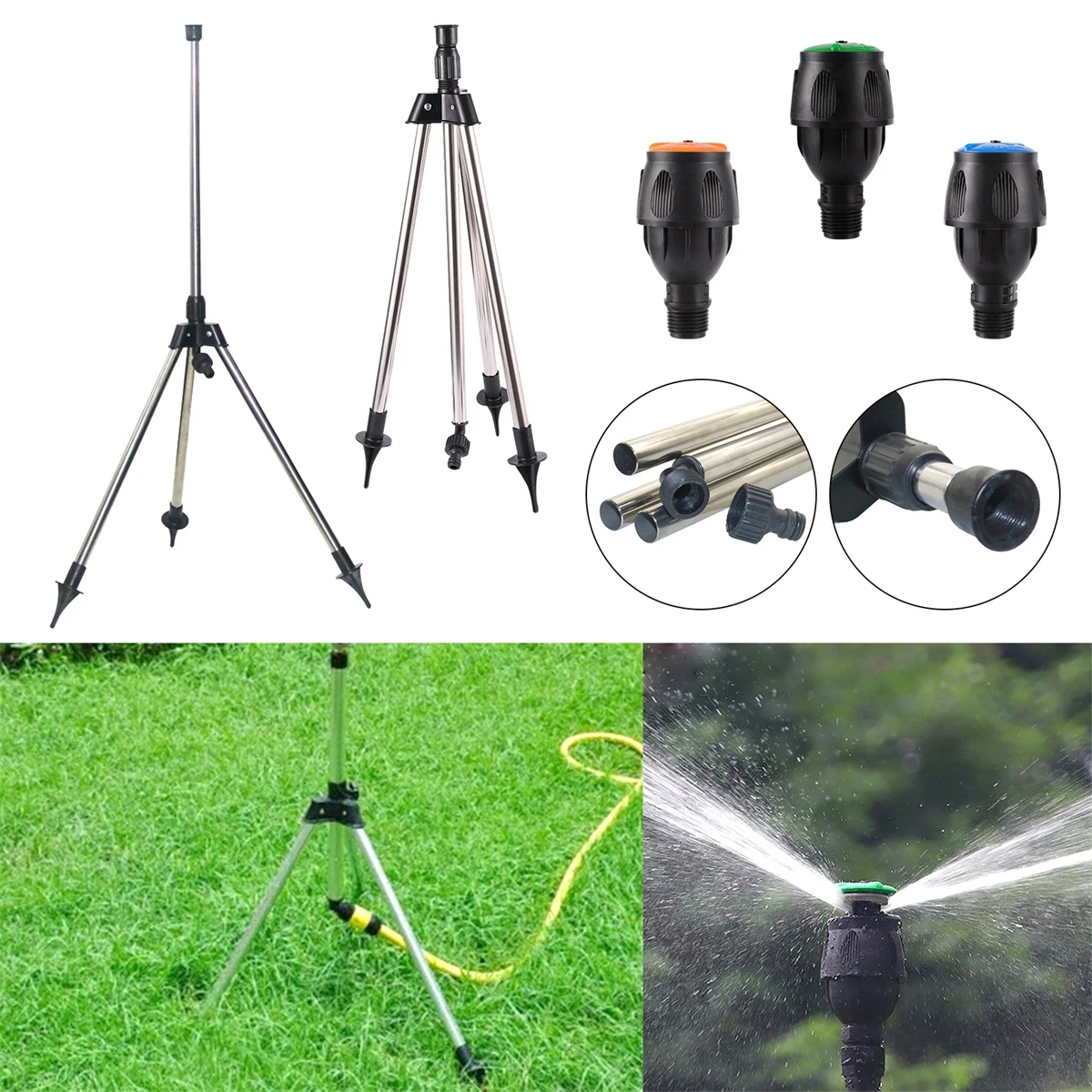 Garden Automatic Rotating Sprinklers 1/2\