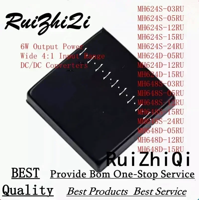 

10PCS/LOT MH648S-03RU MH648S-05RU MH648S-12RU MH648S-15RU MH648S-24RU MH648D-05RU MH648D-12RU MH648D-15RU 6W 4:1 DC/DC POWER