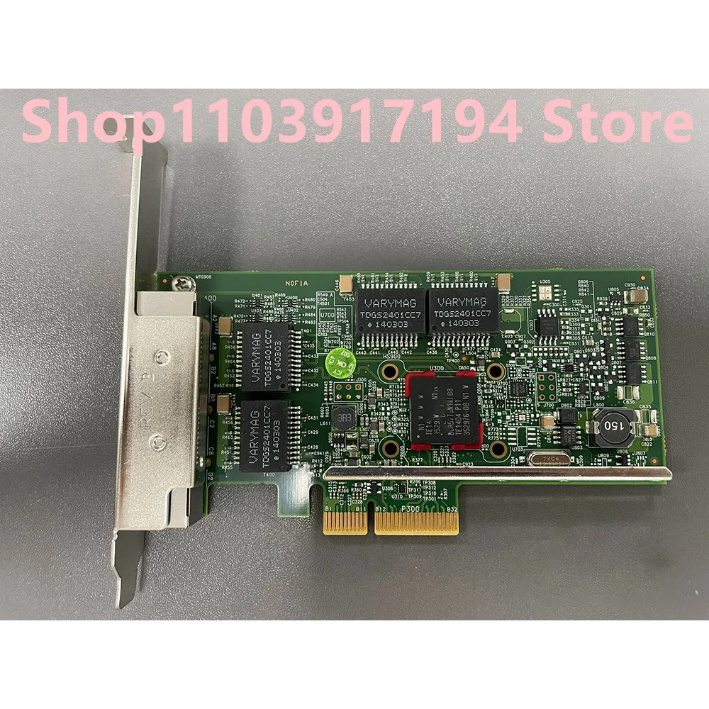 DLA DELL BCM5719 Czteroportowa gigabitowa karta sieciowa KH08P Interfejs sieci PCIE X4