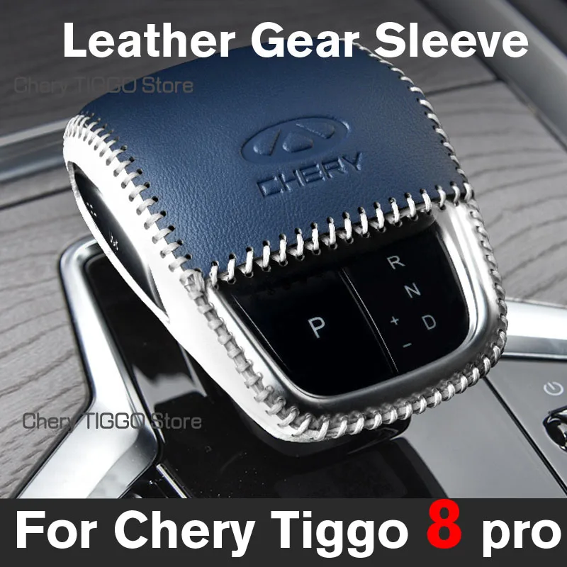 For Chery Tiggo8 pro 2021 2022 2023 2024 Gear Lever Cover Shifter Knob Case Fit Gearbox Stick Shift Collars Handle Protector