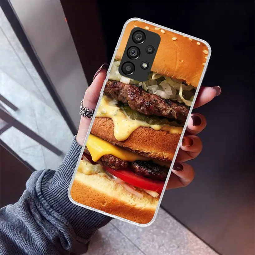 Food Fries Beer Cheese Sushi Cookie Phone Case for Samsung Galaxy A15 A25 A35 A55 A14 A24 A34 A54 A13 A23 A33 A53 A12 A22 A32 A5