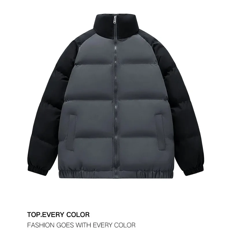 Men's Outdoor Fashion Trend Versatile Neutral Jacket Sports Leisure Windproof Breathable High-quality Thick Warm Cotton Clothing