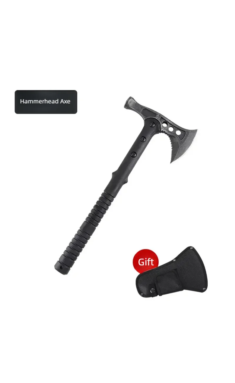 Machado ao ar livre de vendas diretas da fábrica, machado de corte de montanha, machado de corte de lenha, equipamento de campo, machado de batalha, machado de corte de montanha