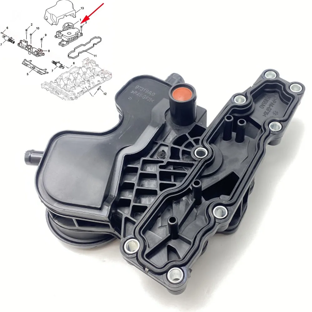 

For SAIC MG RX5 RX8 950 GS HS MAXUS G10 20L4E Car Engine Crankcase Oil Water Separator Assembly 10063519 10903796