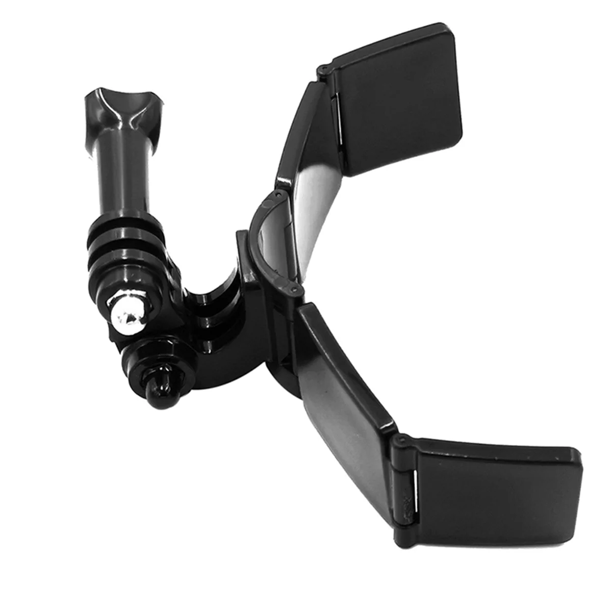 Suporte de montagem de queixo para capacete de rosto inteiro, para hero 11 10 9 8 7 dji insta360, alça de câmera, acessório de montagem de queixo frontal flodable