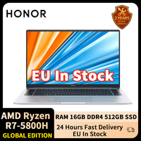 Honor Laptop MagicBook 16 Laptop Ryzen 7 5800H 16GB 512GB,AMD Radeon Vega  16-inch 144Hz 100%sRGB IPS Screen Notebook PC