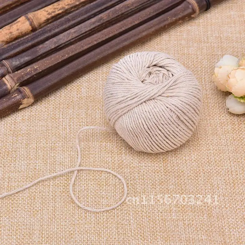 75m Butcher's Cotton Twine Cooking Tools Meat Prep Trussing Turkey Barbecue Strings Meat Sausage Tie Rope Cord