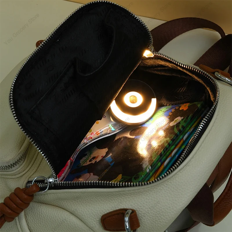 New Makeup Bag Organizer Travel Ladies Night Items Find Fill Light Illumination Creative Sensor with Back Clip Ambient Light