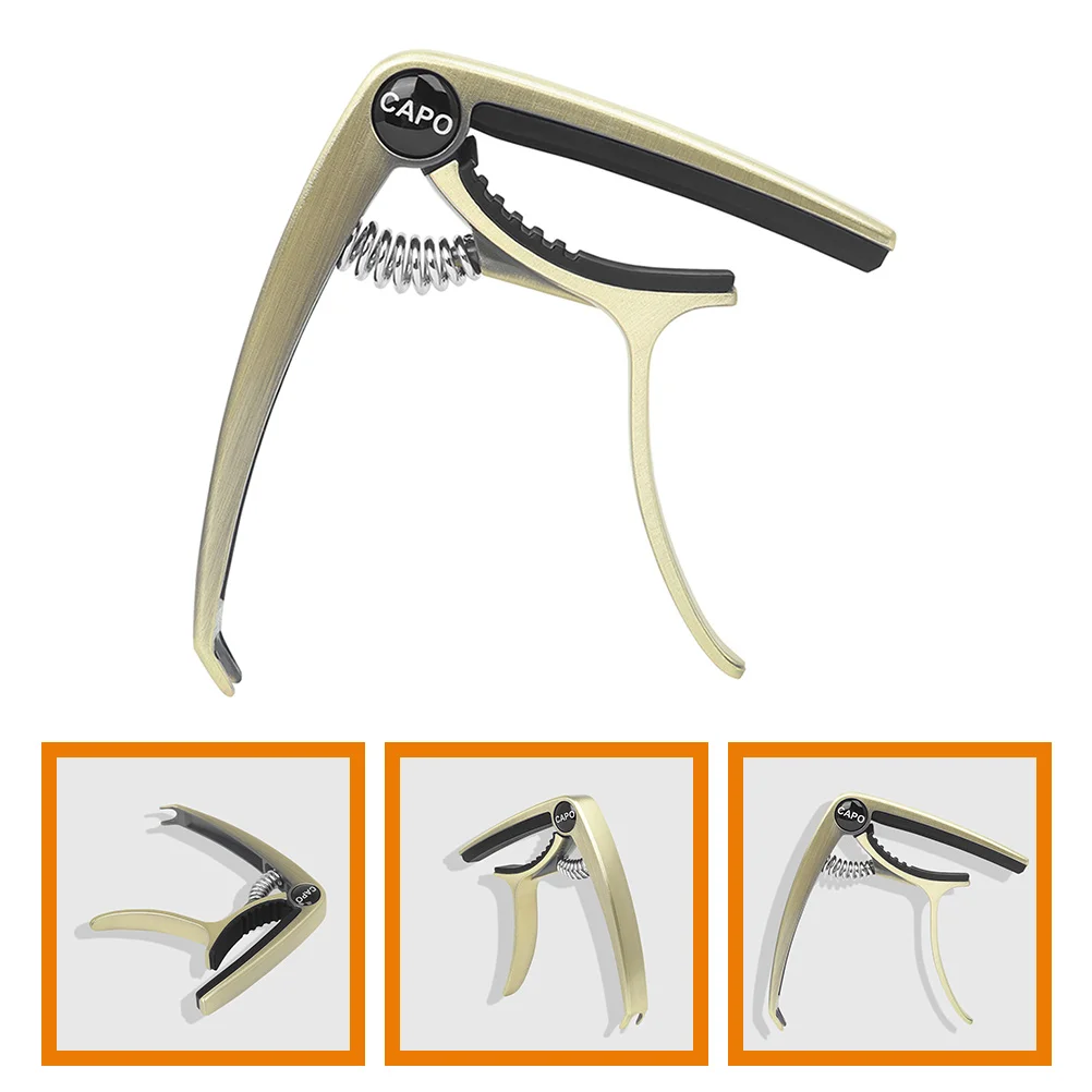 

Capo Easy Transposition Adjustable Guitar Compact Design for Acoustic Aluminum Alloy Rustproof High Strength