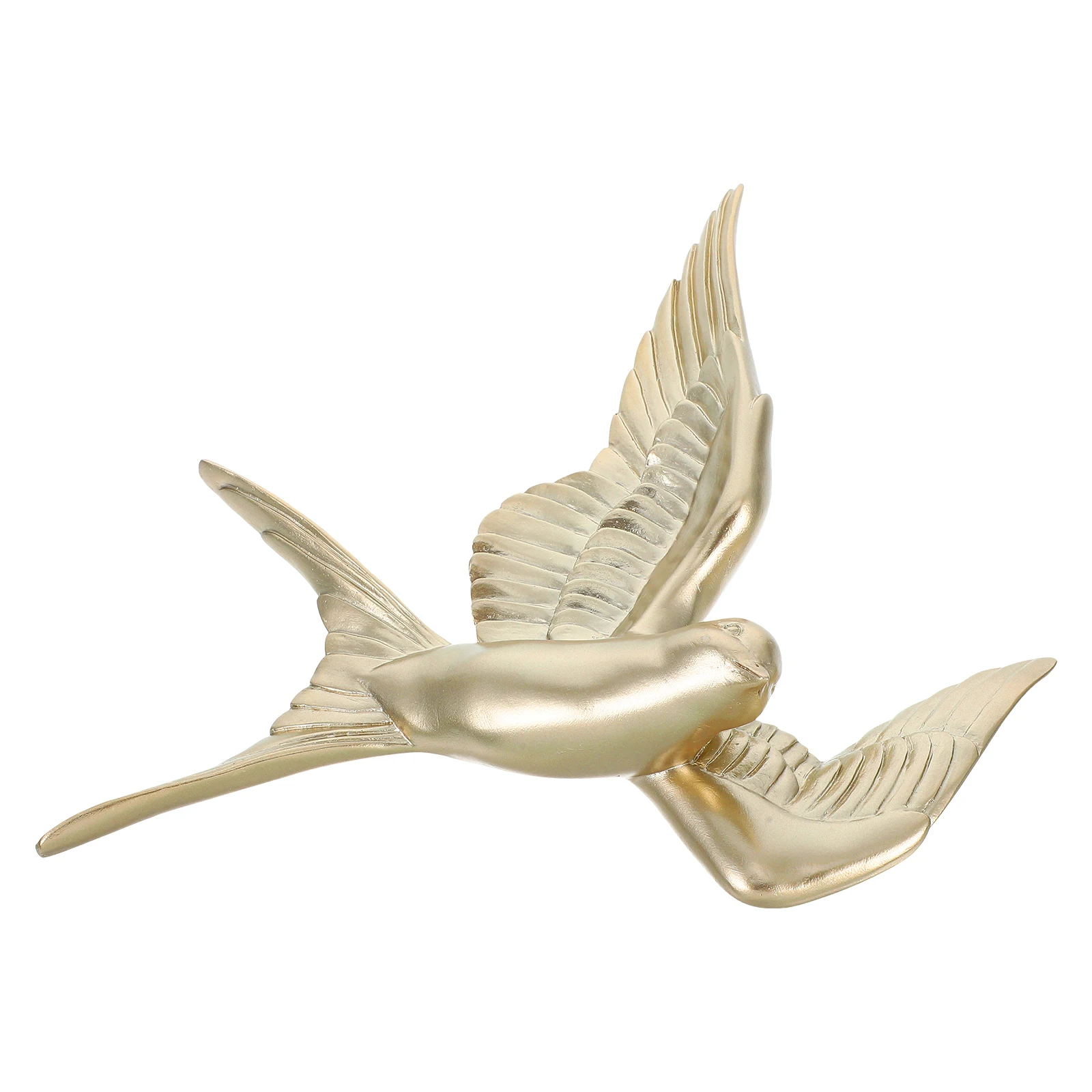 

Stylish 3D Bird Wall Hanging Resin Craft Ornament Decorative Living Room Home Wedding Party Outdoor Art Pendant Simulation