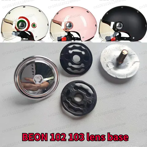 BEON B103 오토바이 헬멧 렌즈 베이스 B102 하프 헬멧 렌즈 나사 손잡이 베이스 헬멧 이어 커버 액세서리
