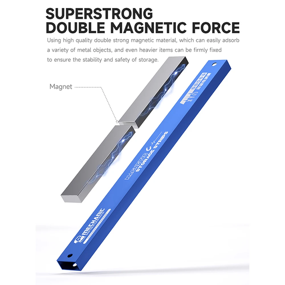 MECHANIC MAG 25 Magnetic Absorption Strip for Mobile Phone Repair Screw Tweezers Pliers Storage Magnetic Absorption Strip Tool