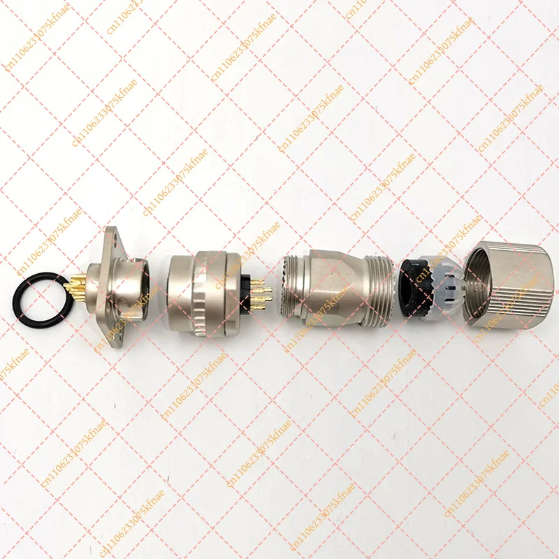 2-Core 10-Core Straight Servo Motor Encoder Plug Replacement Parts Accessory