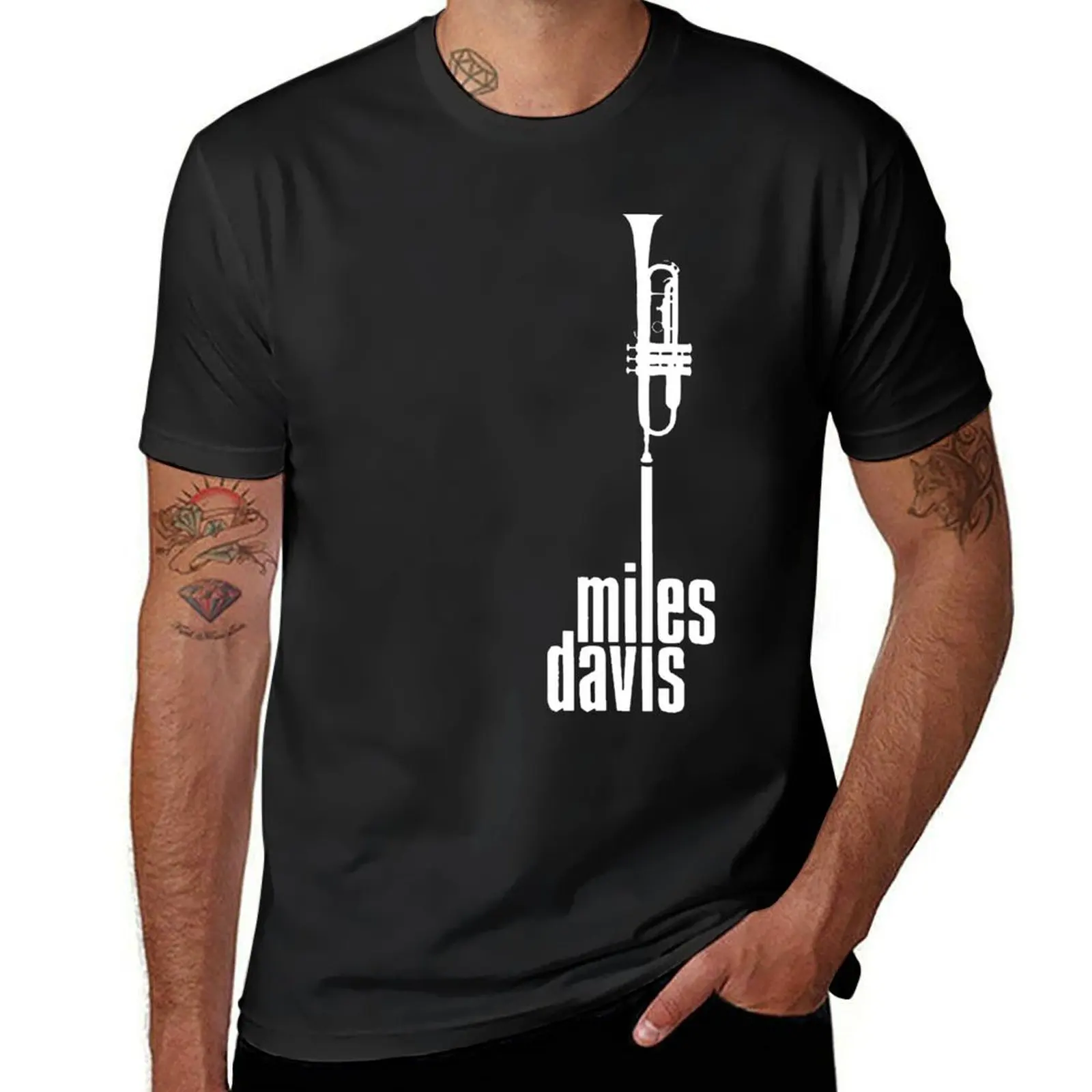 Miles Davis Jazz Man T-Shirt Short sleeve tee animal prinfor boys shirts graphic tees vintage men clothings