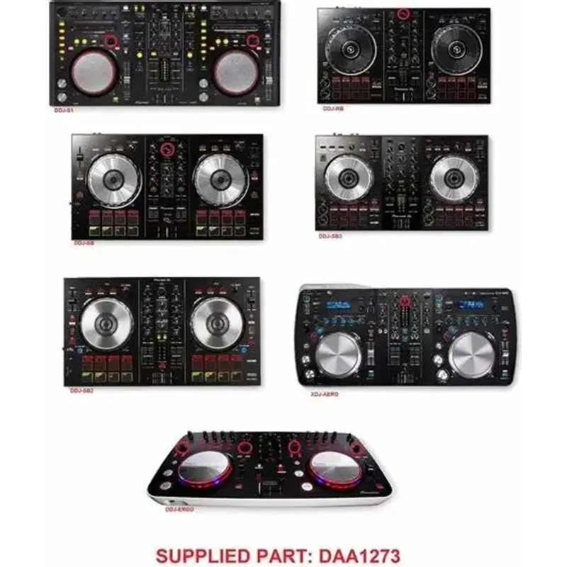 

Pioneer DDJ400/SB/RB/XDJR1 Выберите крышку ручки DAA1273 — кнопка подтверждения песен OEM со заменой крышки TIME