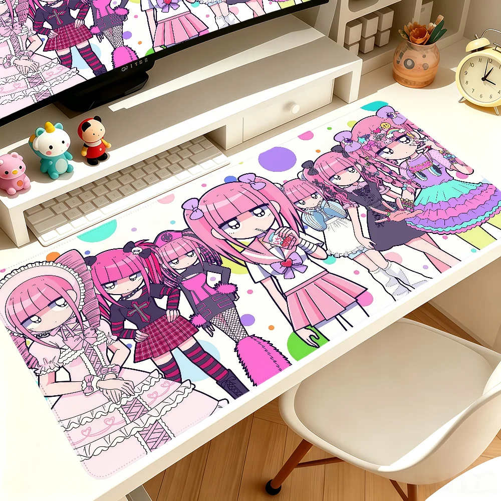 Yami Kawaii Menhera-chan Cute Mouse Pad Large Non-slip Lockedge Desktop Computer Desk Mat Keyboard MousePad Office Gamer Student