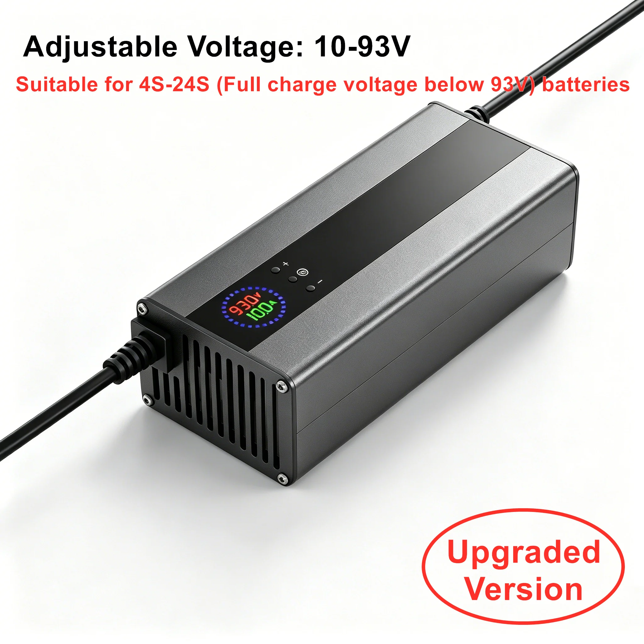 10A 15A 24V 48V 58,4V 72V 60V 84V Li-Ion Lifepo4 Lithium Batterie Ladegerät Curren Einstellen 13S 54,6V Schnelle Ladung 8S 16S 20S 24S teil