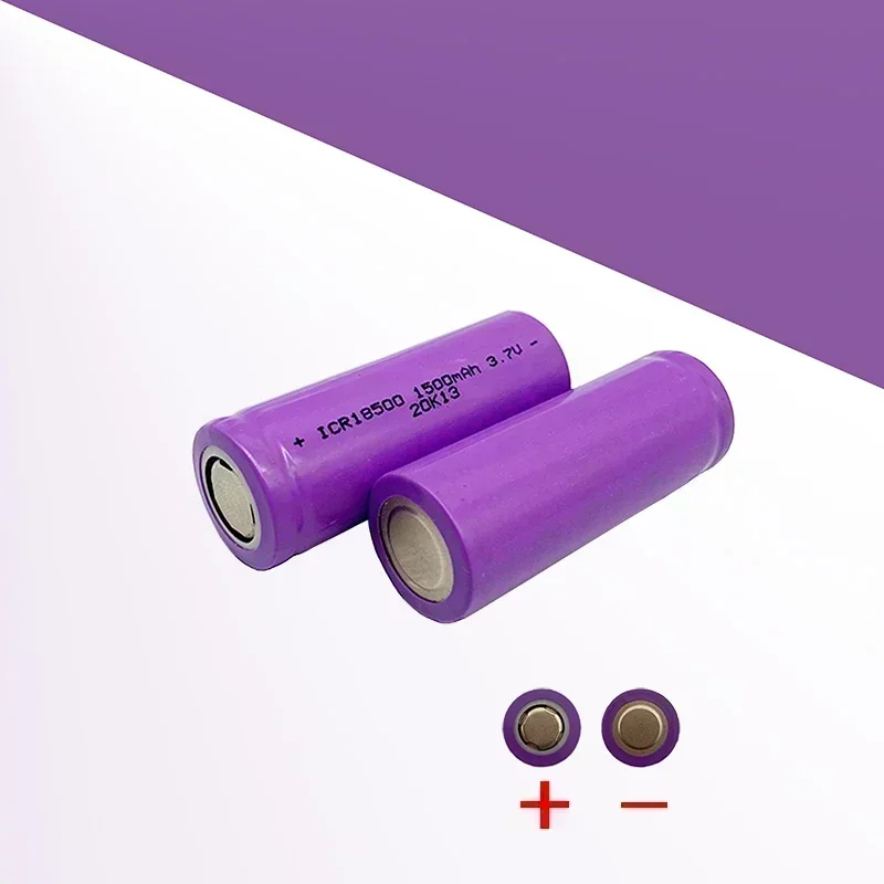 2025 NOWOŚĆ Akumulator litowo-jonowy, akumulator, akumulator 18500, 3,7 V 1500 mAh
