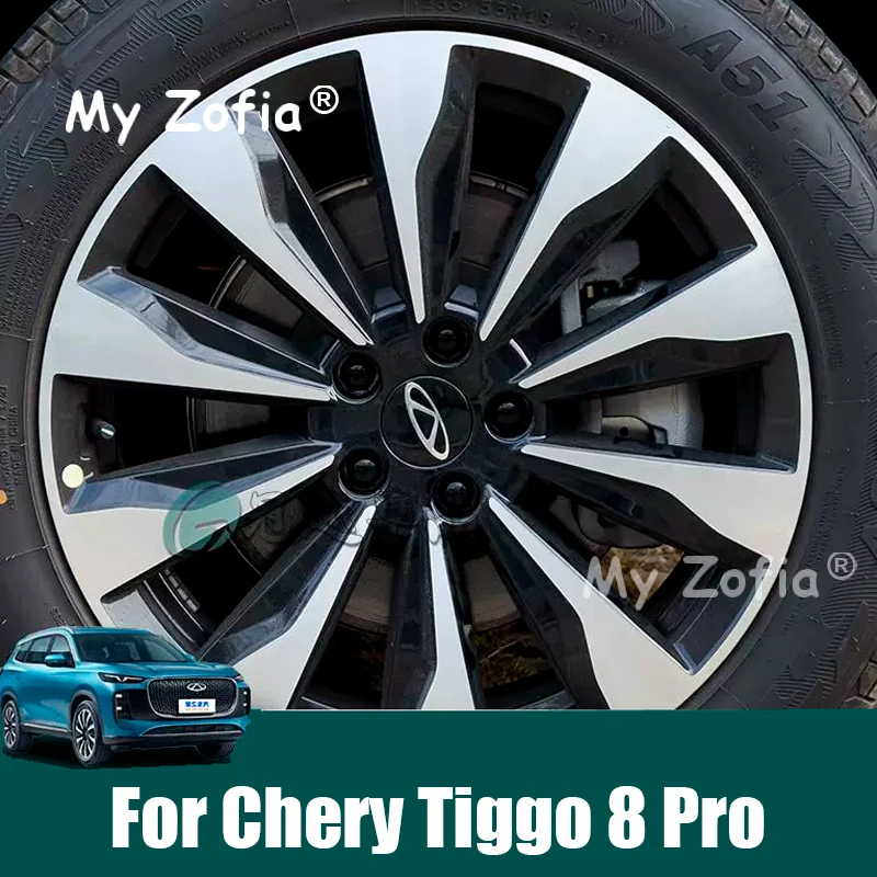 

Car Wheel Nut Caps For Chery Tiggo 8 Pro 2025 2026 Auto Hub Screw Anti Rust Cover Badge Cover Hubcaps Car Accessories