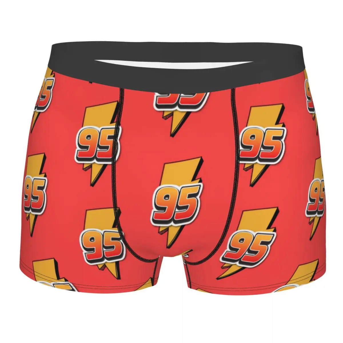 Custom Cartoon Lighting McQueen Boxers Shorts Men Cars Briefs Underwear Funny Underpants