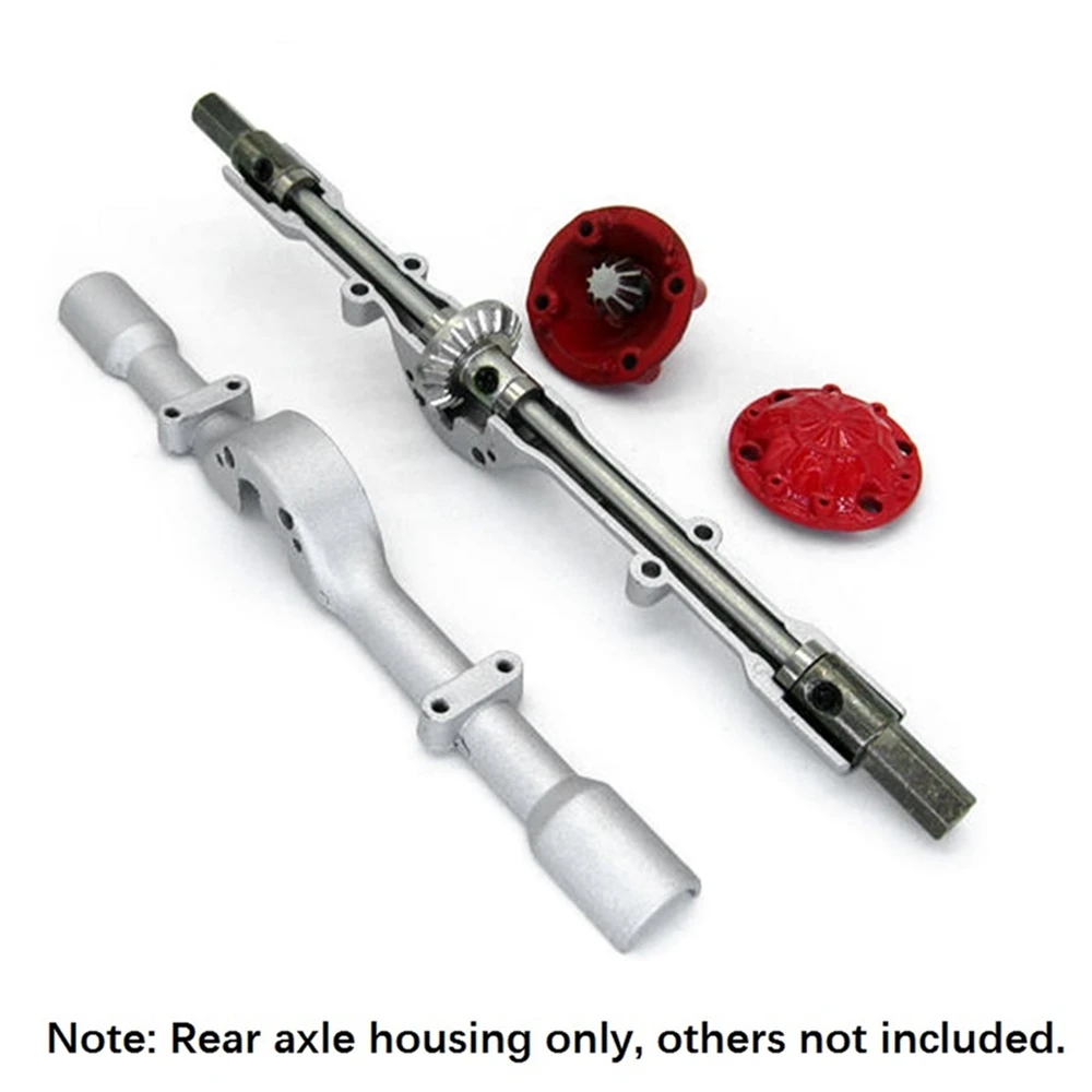 BEDW-Metal Rear Bridge Axle Housing Case For WPL D12 C14 C24 C24-1 C34 B14 B24 B16 B36 RC Car Upgrade Parts