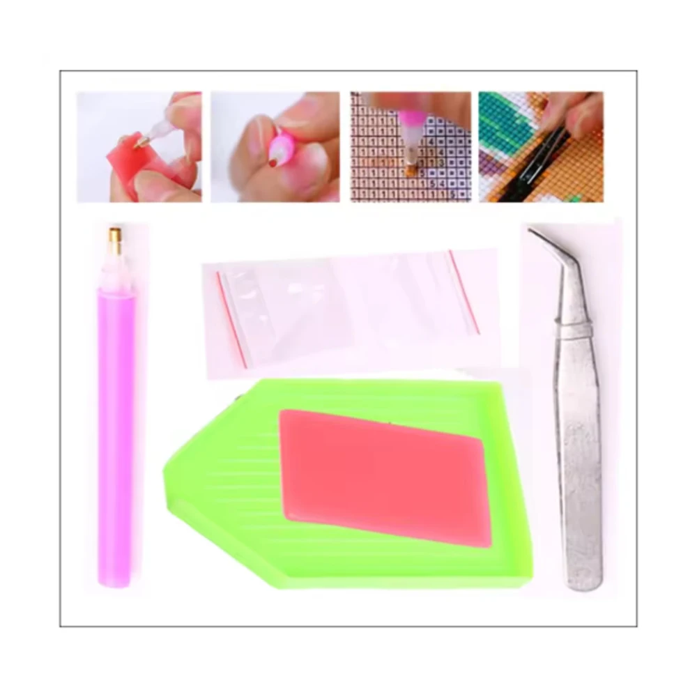 Girl Ballet Diamond Painting Kit Clocks Full Round Cross Stitch 5D Diy Diamond Embroidery Mosaic Portrait Art Home Decoration - view 4