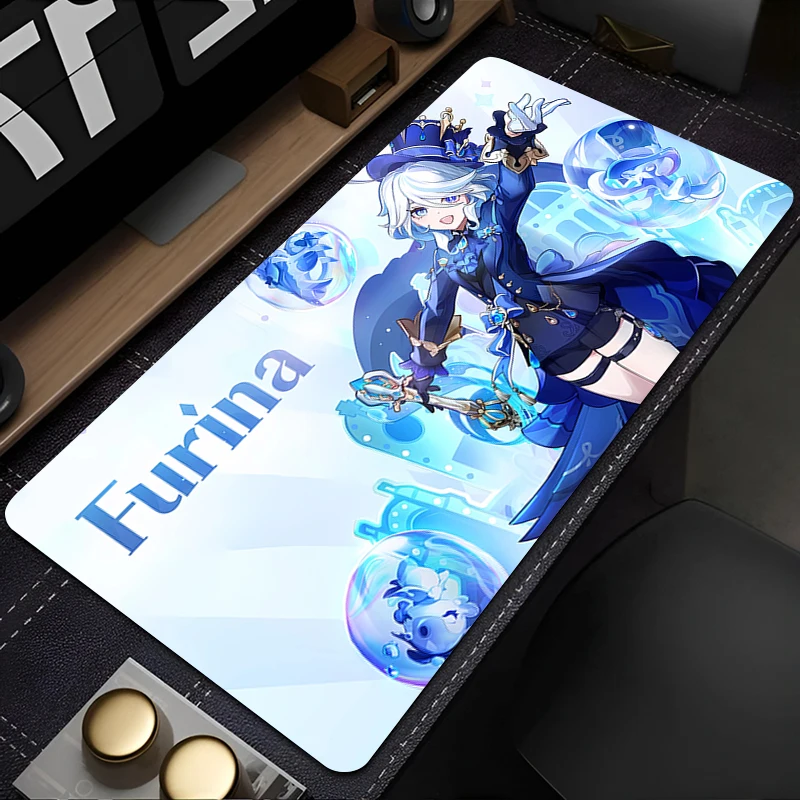 

Mouse pad Large game player computer keyboard pad desk pad anti-slip cartoon table pad PC carpet Genshin Impact Furina Mousepad