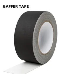 Gaffer Tape Non-Reflective Matte Black Cloth Grip For Photography Book Repair Filming Backdrop Stage Cable