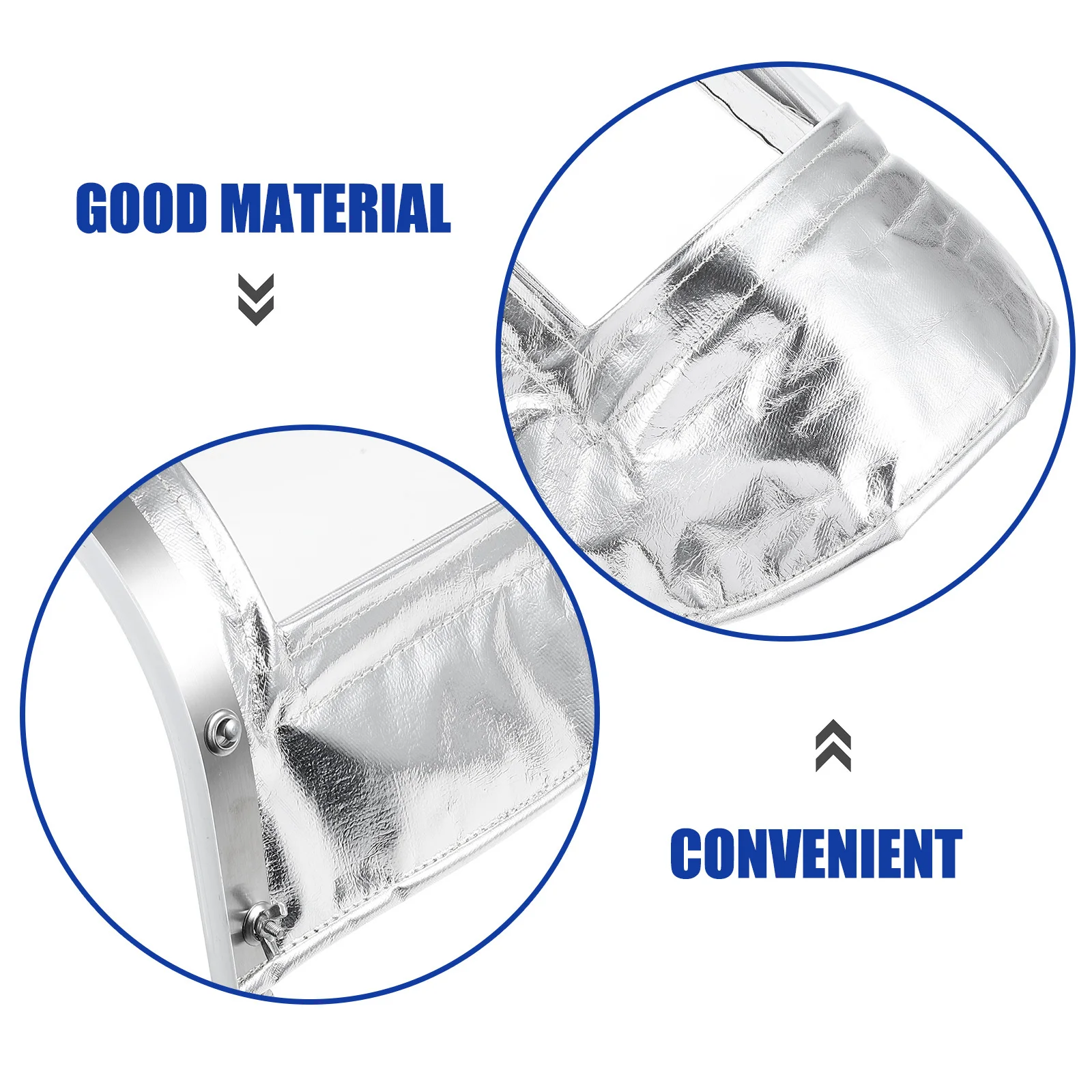 高温耐性フェイスシールド透明溶接マスクアルミ箔フルフェイス保護調節可能なヘッドギア
