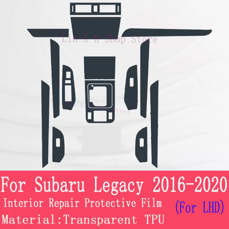 

Для Subaru Legacy (2016-2020) Внутренняя модификация экрана приборной панели центрального управления прозрачная защитная пленка из ТПУ