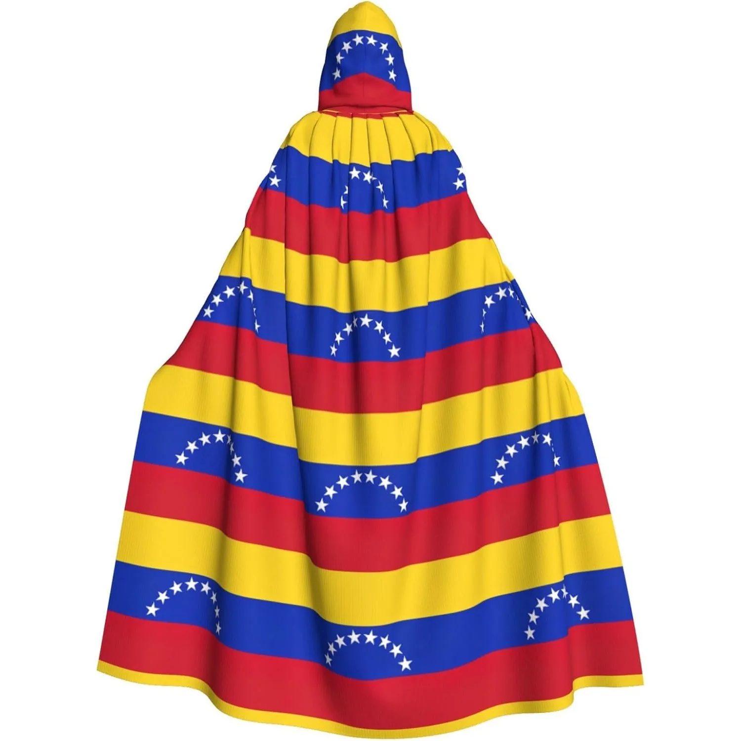 

Flag of Venezuela print Adult Hooded Cape Carnival Festival Cape Cosplay Robe Costume party Gothic Carnival