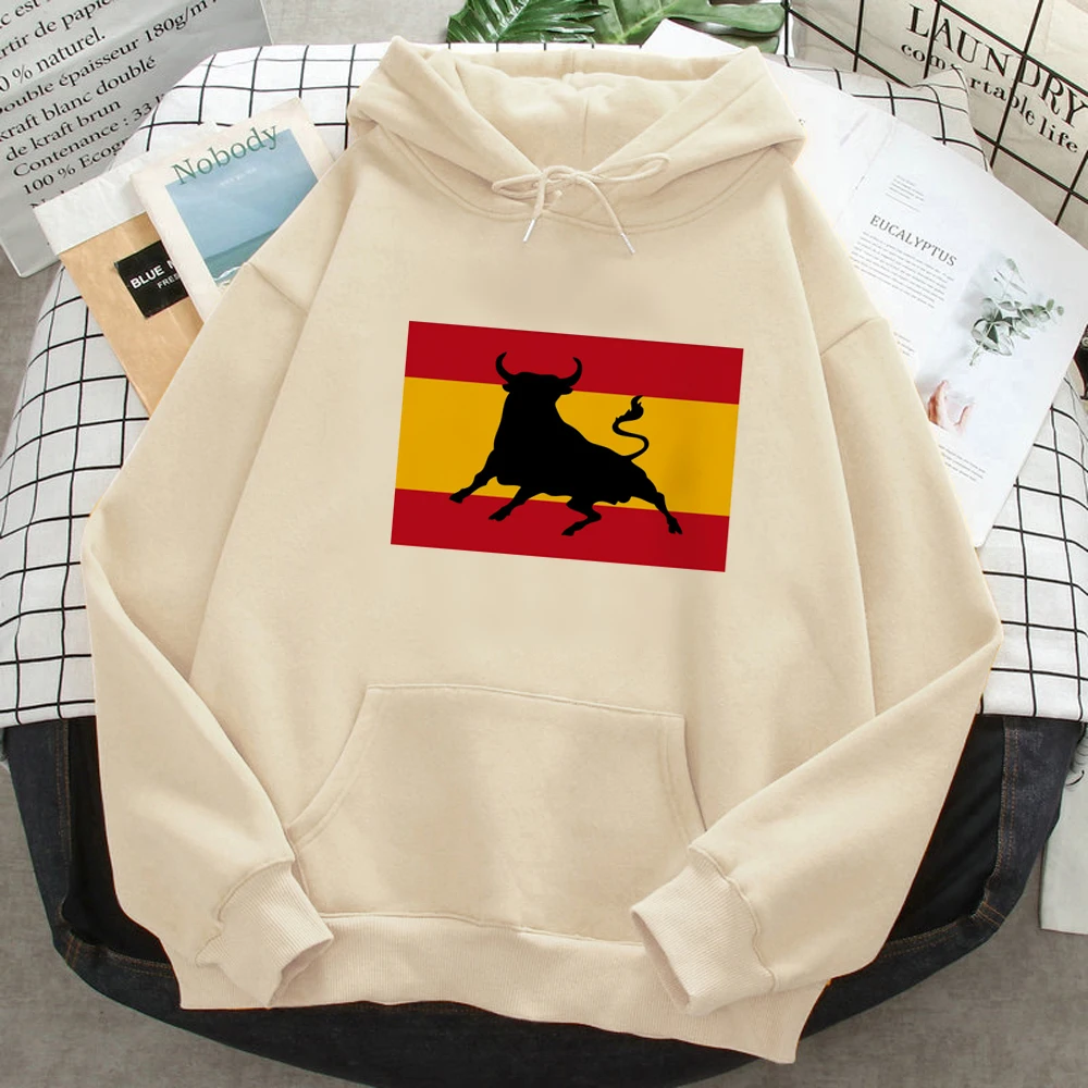 Spanish Bull hoodies women sweat y2k anime hoddies Hood women graphic sweatshirts