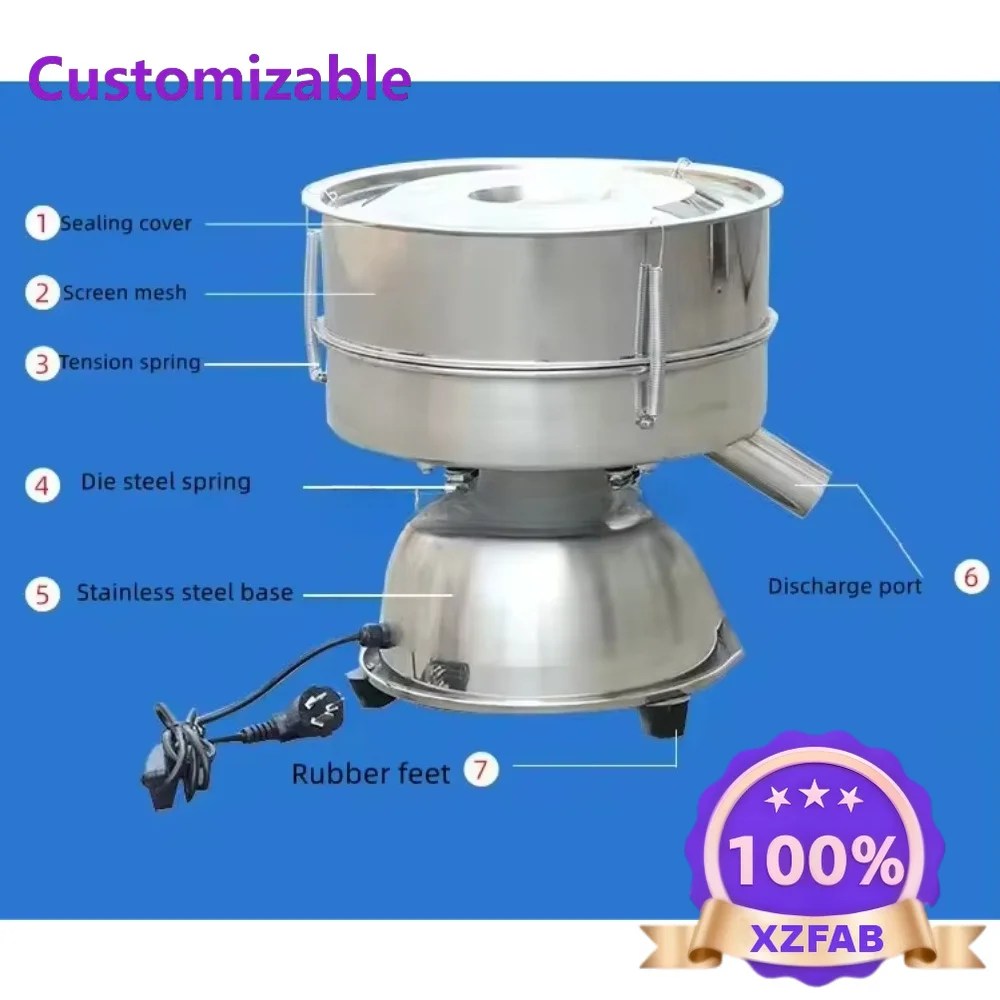 Factory Direct 2026 Electric Powder Screening Machine/Vibrating Machine Cheap Small  Round Vibrating Screen Vibrating