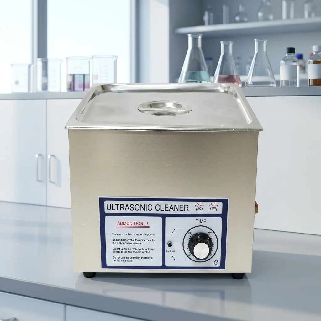 6L Electric Industrial Degreaser Ultrasonic Cleaner With Mechanical Temperature Control And Timer