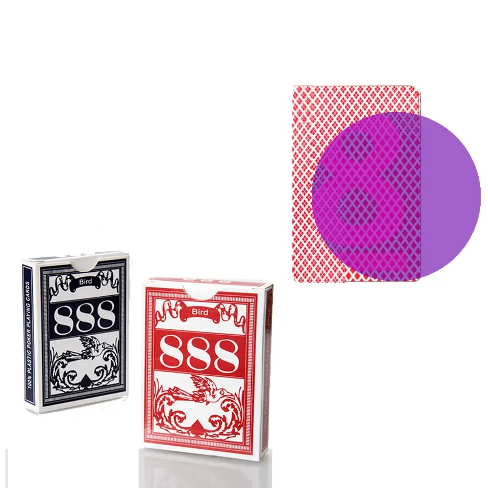 

Bird 888 Чеевательные карты с инфракрасной маркировкой для инфракрасных солнцезащитных очков и инфракрасных контактных линз (только карты)