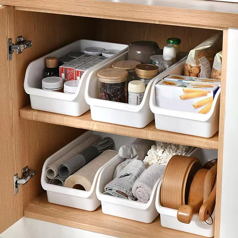 Multifunctional Kitchen Sundries Storage Box Spices Holder Refrigerator Fruit Storage Box Cabinet Drawer Storage Container